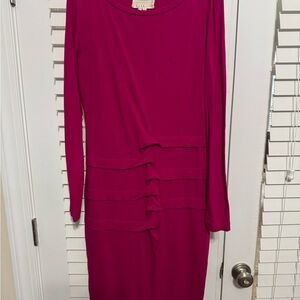Nicole Miller Artellier Long Sleeved Dresss